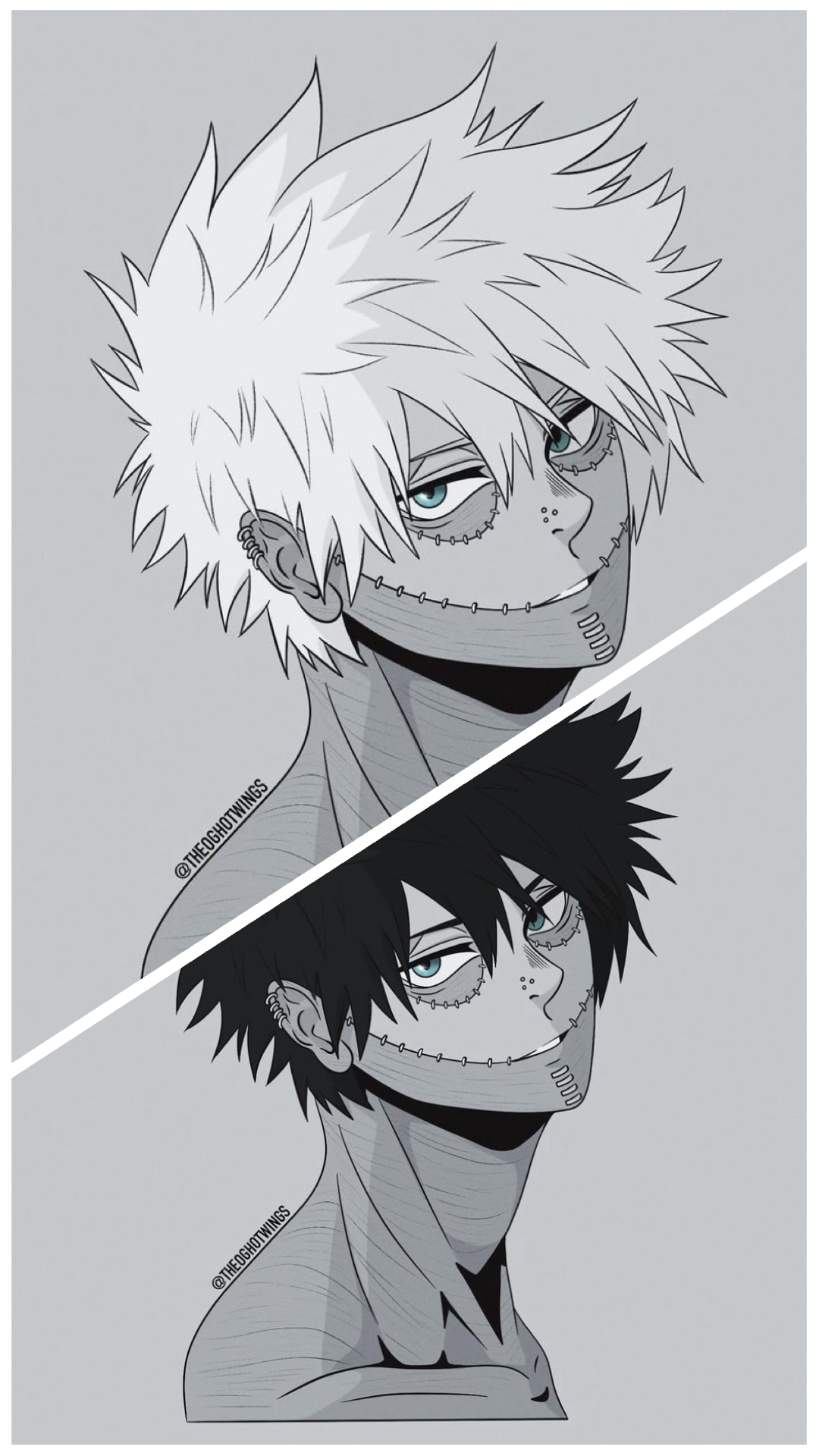 Dabi & Touya Busts