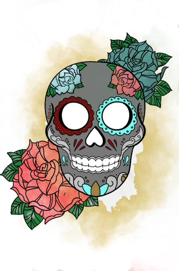 Sugar Skull Pins